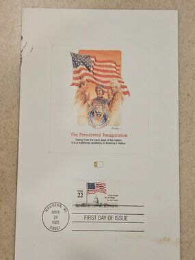 RARE COLLECTIBLE USPS 1ST DAY ISSUE COVER PRESIDENTIAL INAUGURATION STAMP FDC